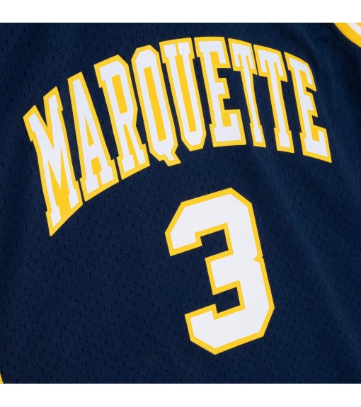T-shirt Homme Mitchell & Ness Marquette Unive SMJY4227-MAU02DWAASBL | Mitchell & Ness Vêtements de Basketball | scorer.es