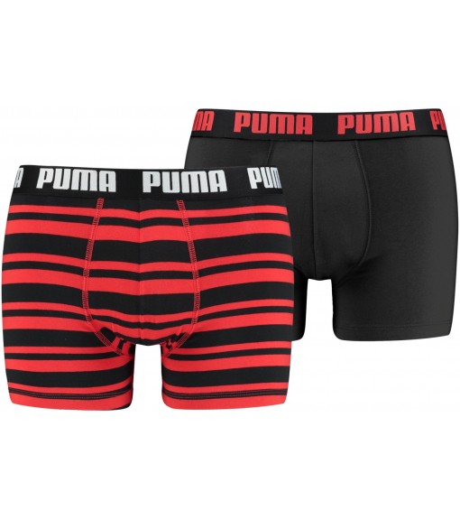 Boxer Puma Logo Rouge/Noir Placed 601015001-786 | PUMA Sous-vêtements | scorer.es