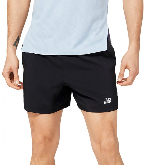 Shorts pour hommes New Balance Accelerate 5 MS23228 BK | NEW BALANCE Pantalons de sport pour hommes | scorer.es