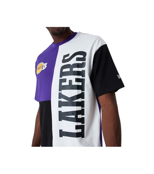 New Era Nba  La Lakers Nba Team Colour Water Print Black Tank Top